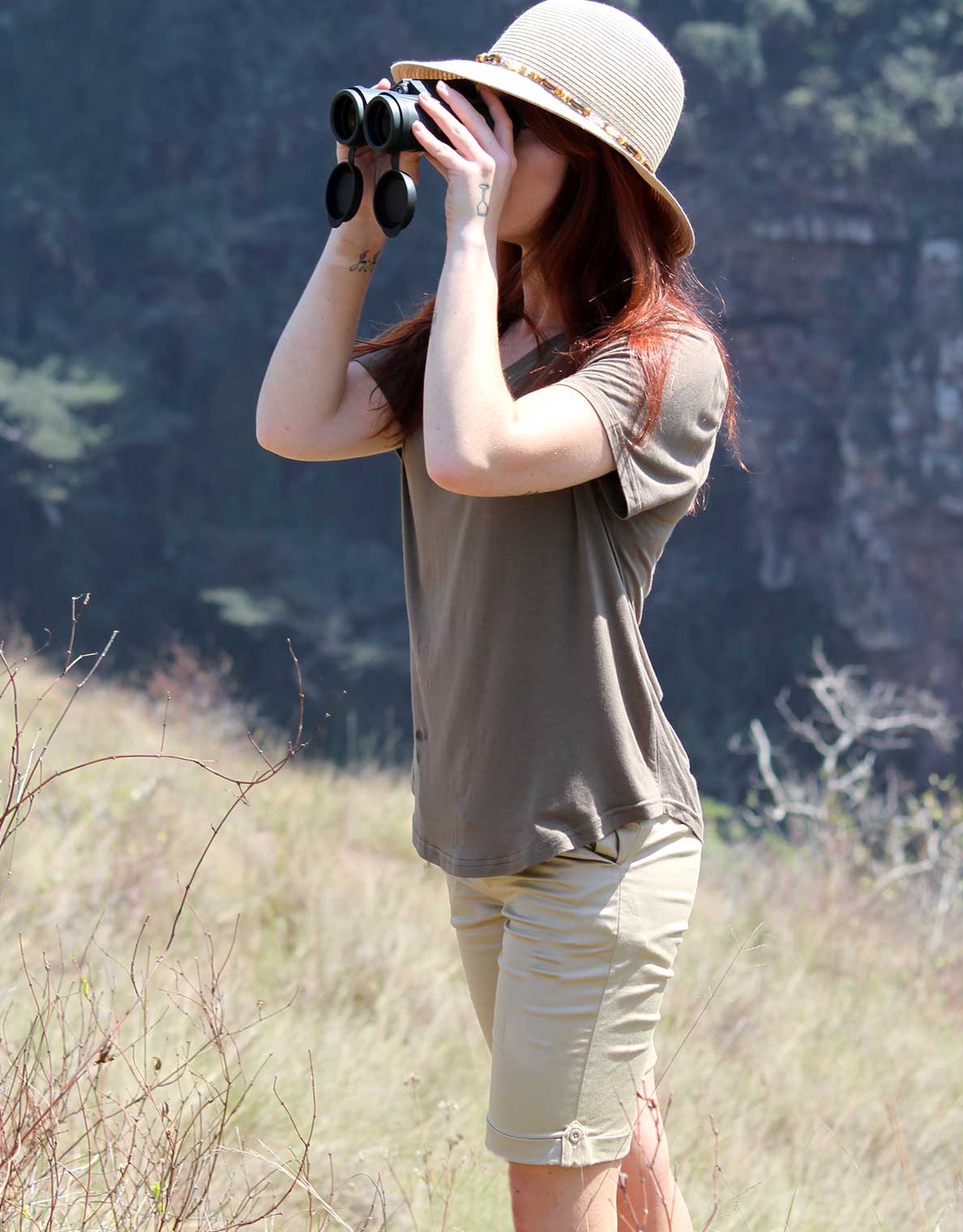 Safari by Vivo Zehra Kitenge Shorts - Kosi Print main image 1