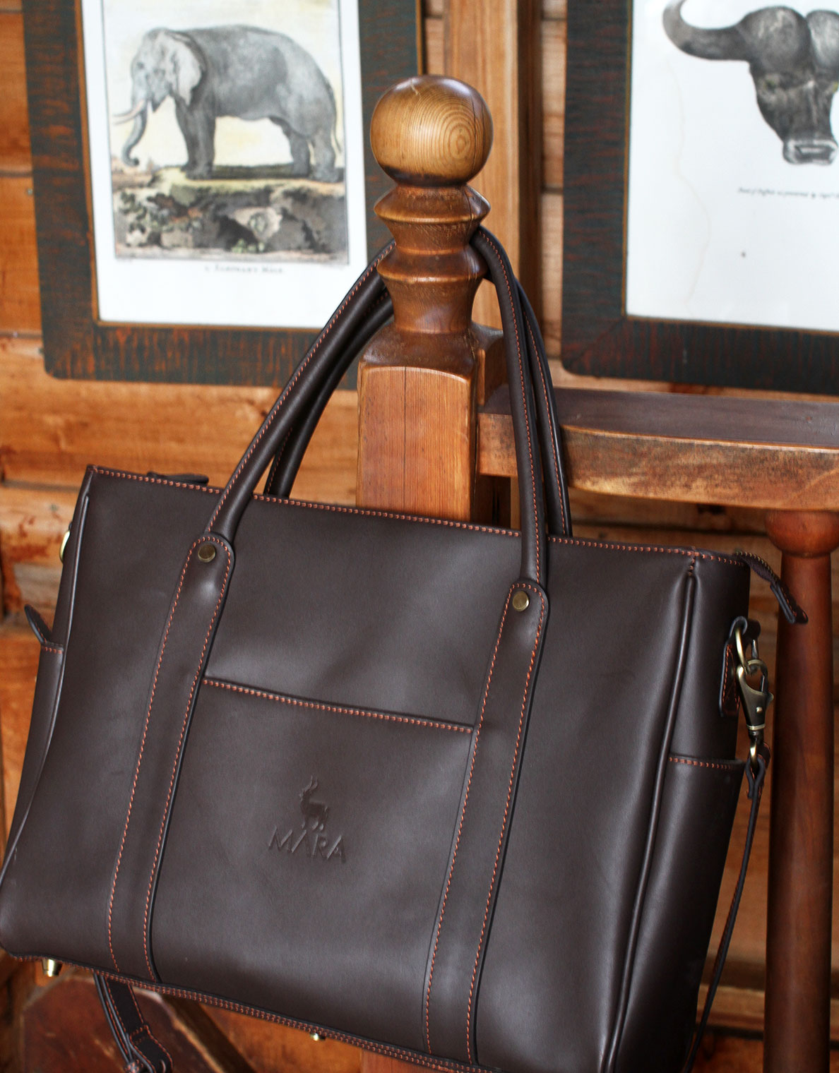 Business Bag in Leather Safari bags The Safari Store
