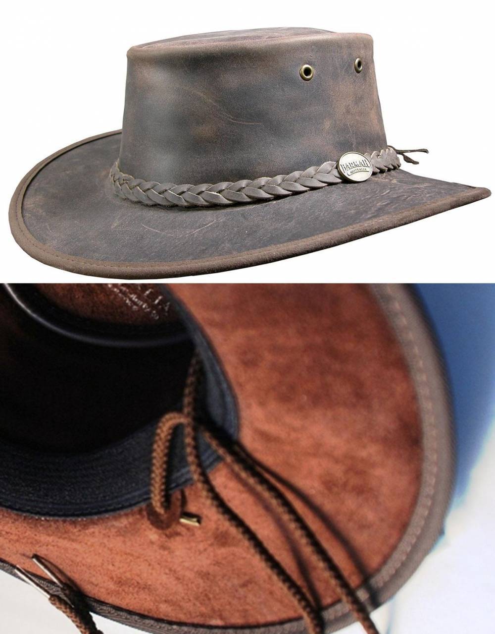 Safari Hat Barmah FullGrain Leather Hat The Safari Store