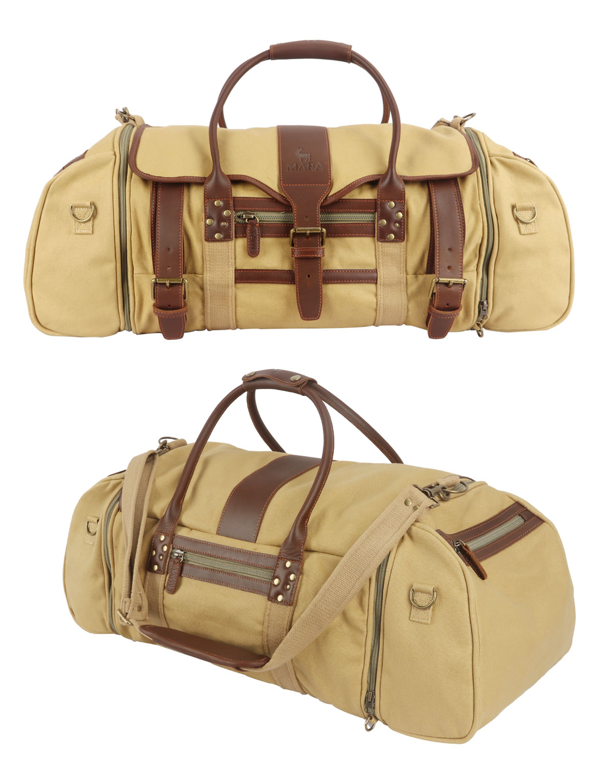 Safari Luggage | Canvas and Leather Bag | The Safari Store