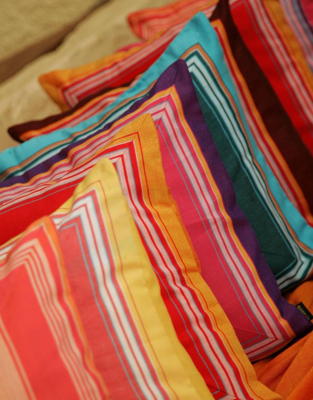 Kikoy Cushion Cover Kenyan Kikoy Decor The Safari Store