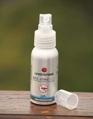 Insect bite and sting relief spray for farmers