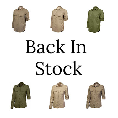 Bestselling BUGTech Men's Explorer and Women's Pioneer Anti-Insect Shirts Back In Stock