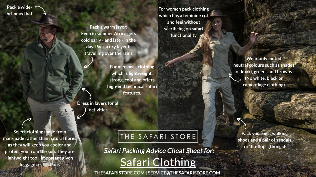 Safari Packing List & What To Wear On Safari: Safari Store